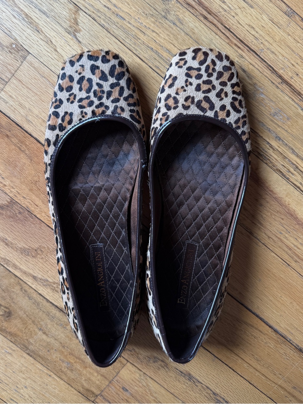 Enzo Angiolini Leopard Print Flats
